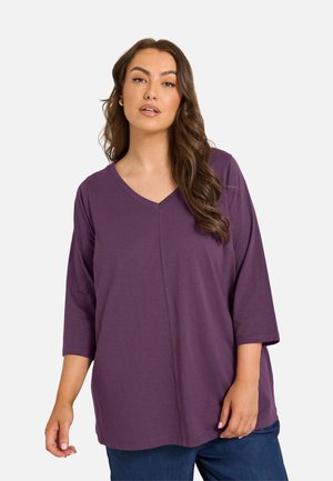 Evans, T-shirt à manches longues - purple