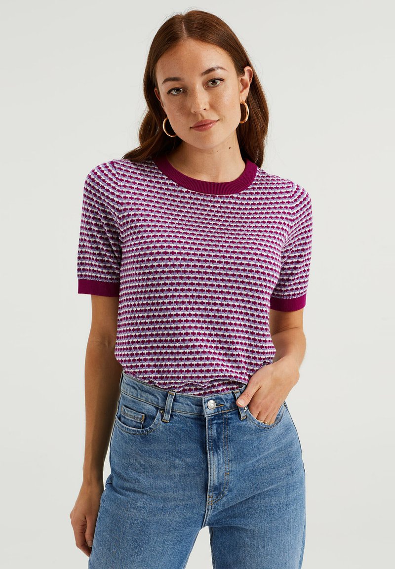 WE Fashion TShirt print violet/lila Zalando.at