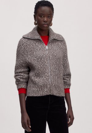 EDITED, Cardigan - weiß braun