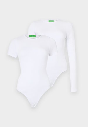 JXGIGI BODY 2 PACK - Pikkade varrukatega topp - bright white