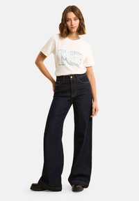 I.Code by IKKS WITH BUTTONED POCKETS - Jean flare - navy blue