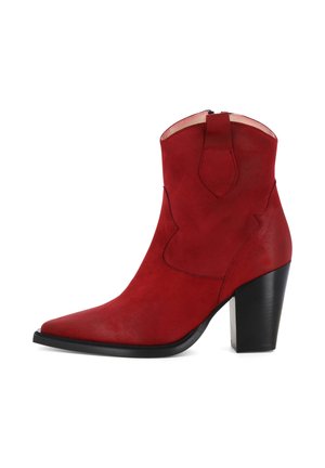 GAIA - Stivaletti texani / biker - bordeaux