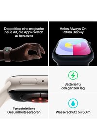 Apple APPLE WATCH SERIES 9 GPS 41MM S/M - Smartwatch - silver aluminium case/storm blue sport band