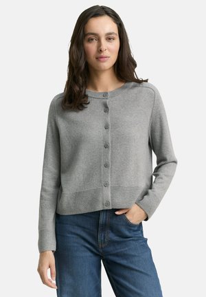 Strickjacke - medium silver grey melange