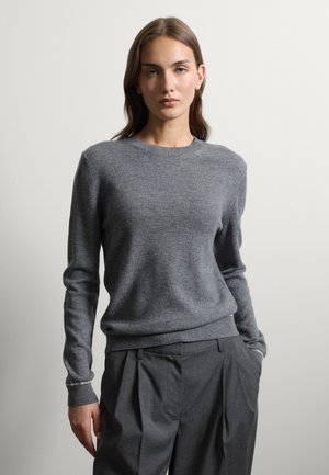 Stefanel, CREW-NECK JUMPER, REGULAR FIT. - Jersey de punto - grey marl