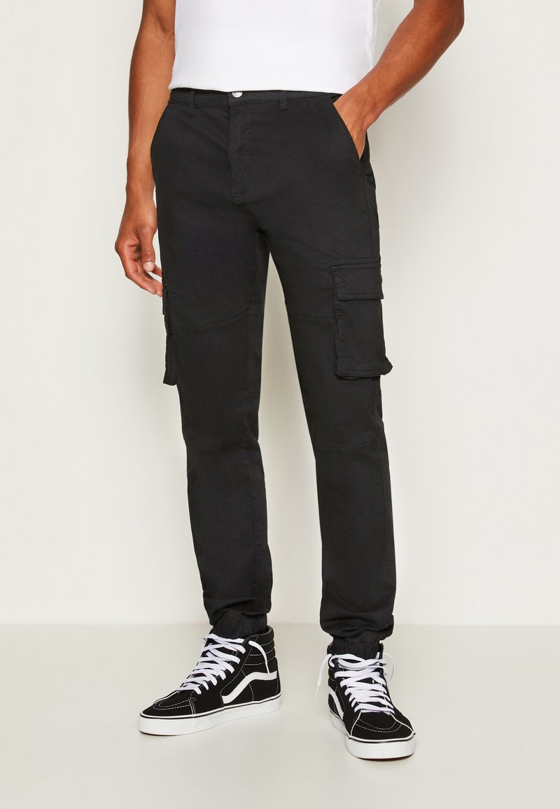 Denim Project - PANT - Pantalon cargo - black, Agrandir