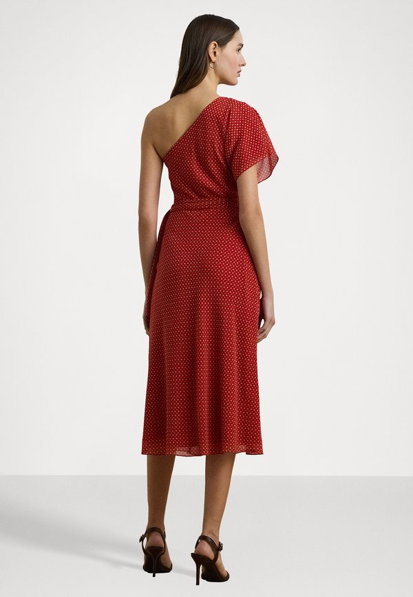 Geo Print Georgette One Shoulder Dress - Cocktail dress / Party dress4