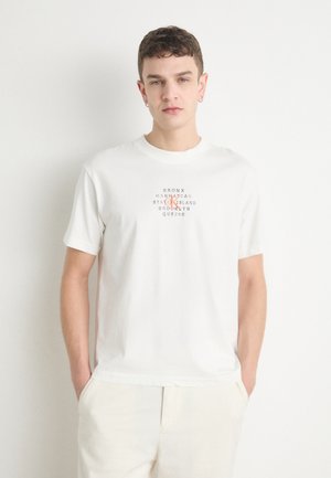 Calvin Klein Jeans NYC STAMP GRAPHIC TEE - T-shirt con stampa - bright white