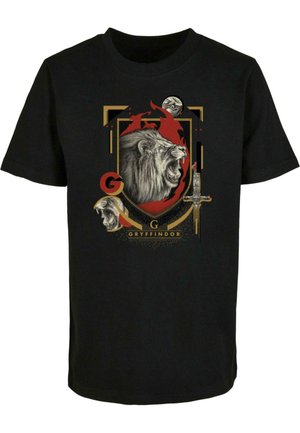 HARRY POTTER - GRYFFINDOR SHIELD - T-shirts print - black
