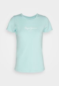 NEW VIRGINIA SS  - Trükipildiga T-särk - aqua blue
