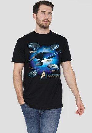 STAR TREK STARFLEET VESSELS - Print T-shirt - black