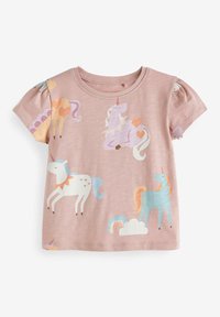 Next SHORT SLEEVE 4 PACK REGULAR FIT - T-shirts print - pink unicorn