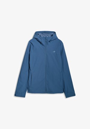 4F, 4F KURTKA PRZEJŚCIOWA MEMBRANA 5000 MĘSKA - CZARNA 3XL - Outdoorjas - denim