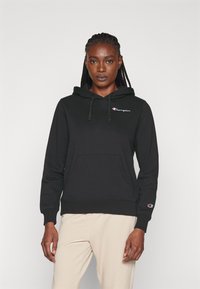 Champion ICONS HOODIE CONTRAST LOGO SMALL - Džemperis ar kapuci - black