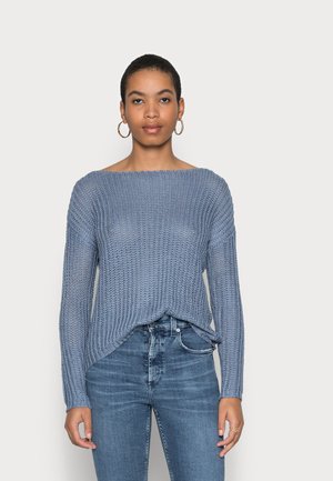 LASCANA Strickpullover - blau