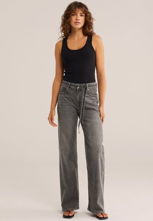 WE Fashion BLUE RIDGE - Džíny Relaxed Fit - dark grey