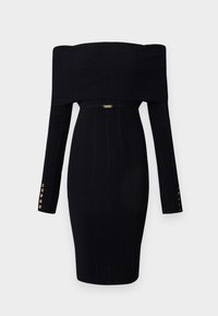 GIADA OFF SHOULDER DRESS - Neulemekko - jet black