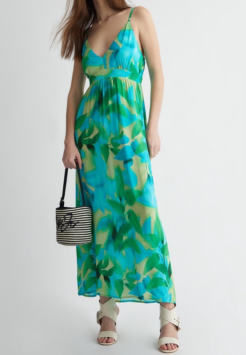 green emerald velvet dress Green Liu Jo party dress in lurex