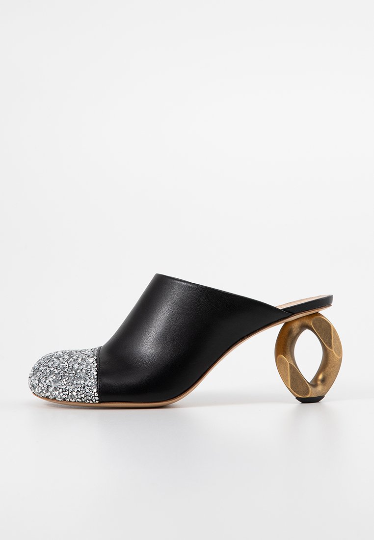 J.W. Anderson Muiltjes met hak zwart