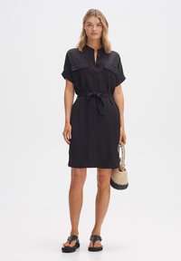 OPUS WOLDA - Abito a camicia - black