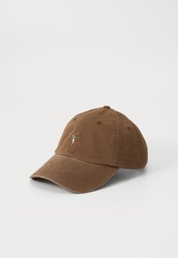 STRETCH COTTON TWILL PONY BALL CAP - Gorra - chestnut
