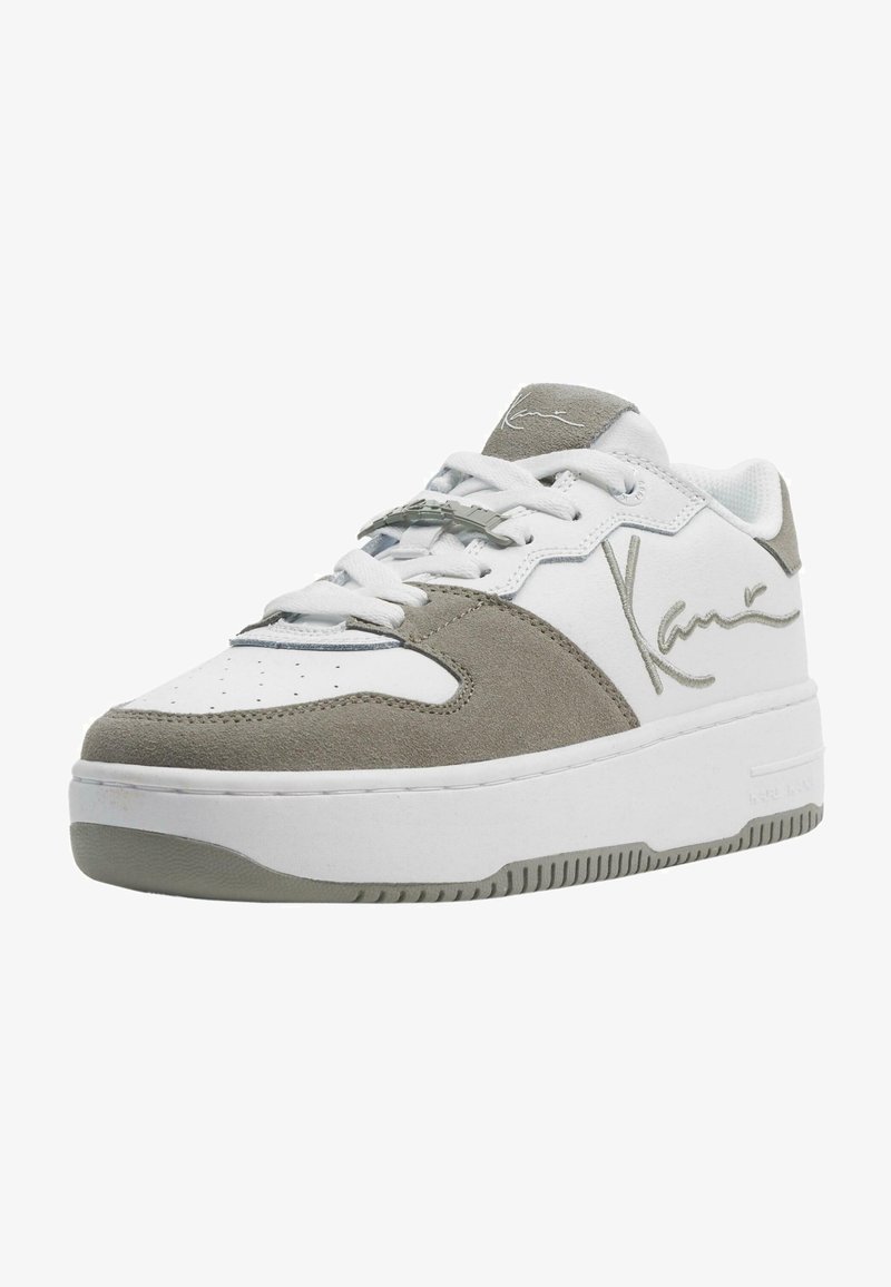 Karl Kani HIGH - Tenisice - white olive
