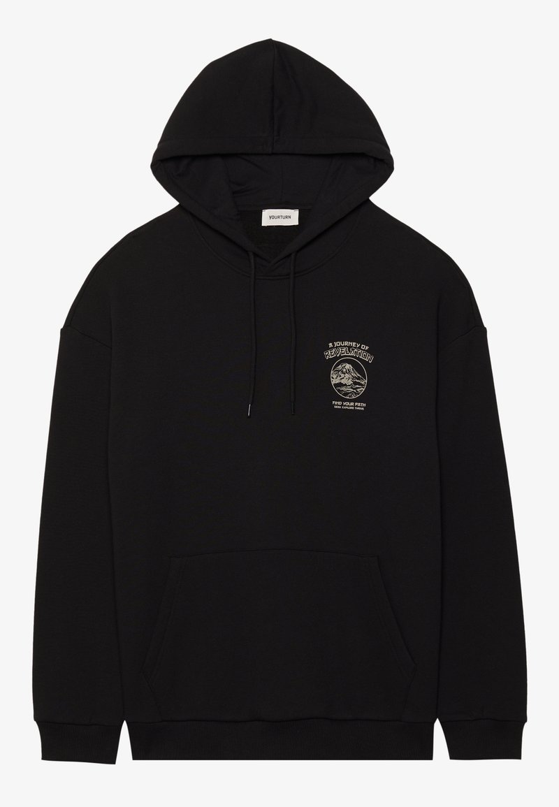 YOURTURN UNISEX - Luvtröja - black