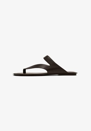 Massimo Dutti, Zehentrenner - dark brown
