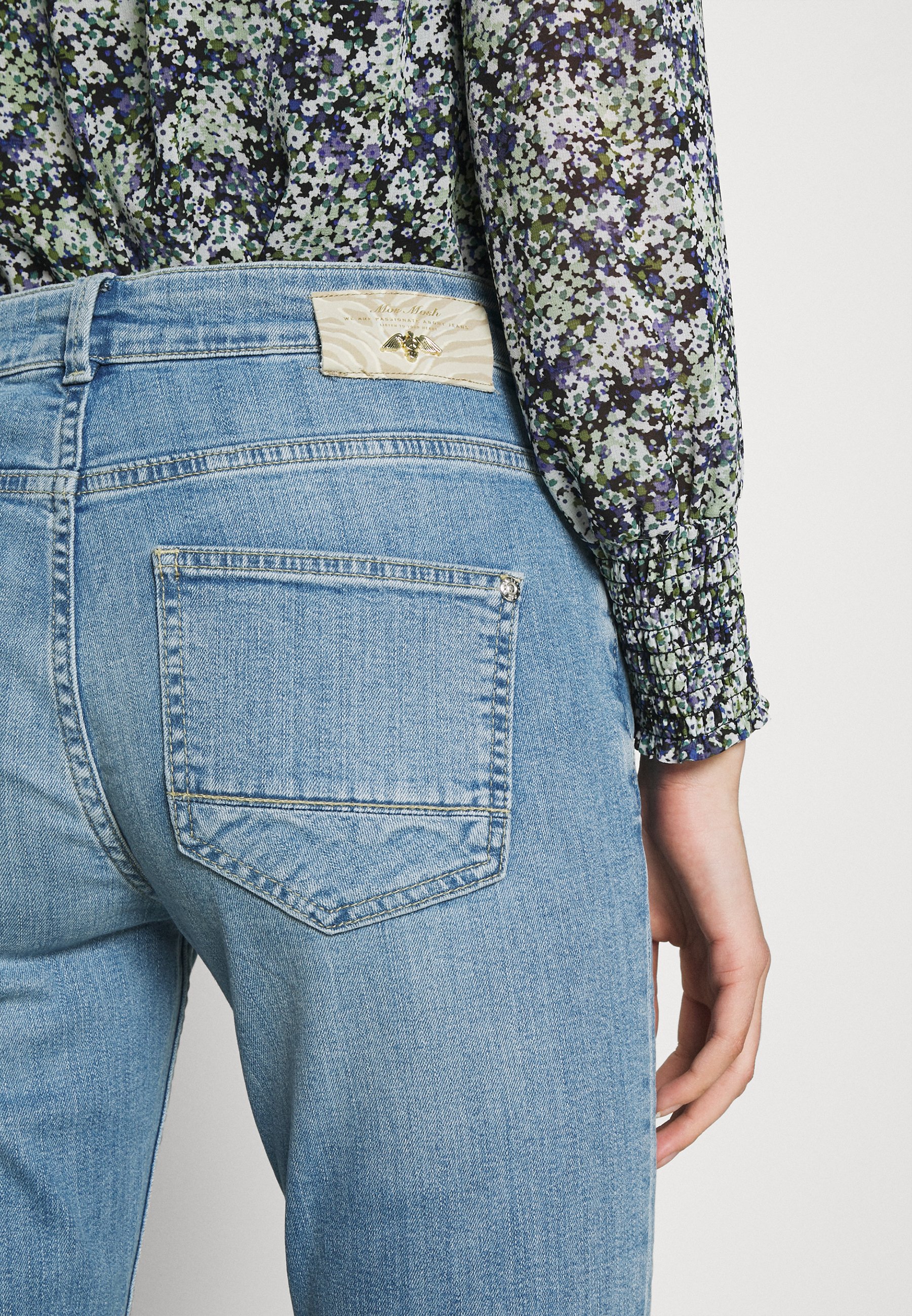 Mos Mosh BRADFORD LETTER JEANS - Slim 