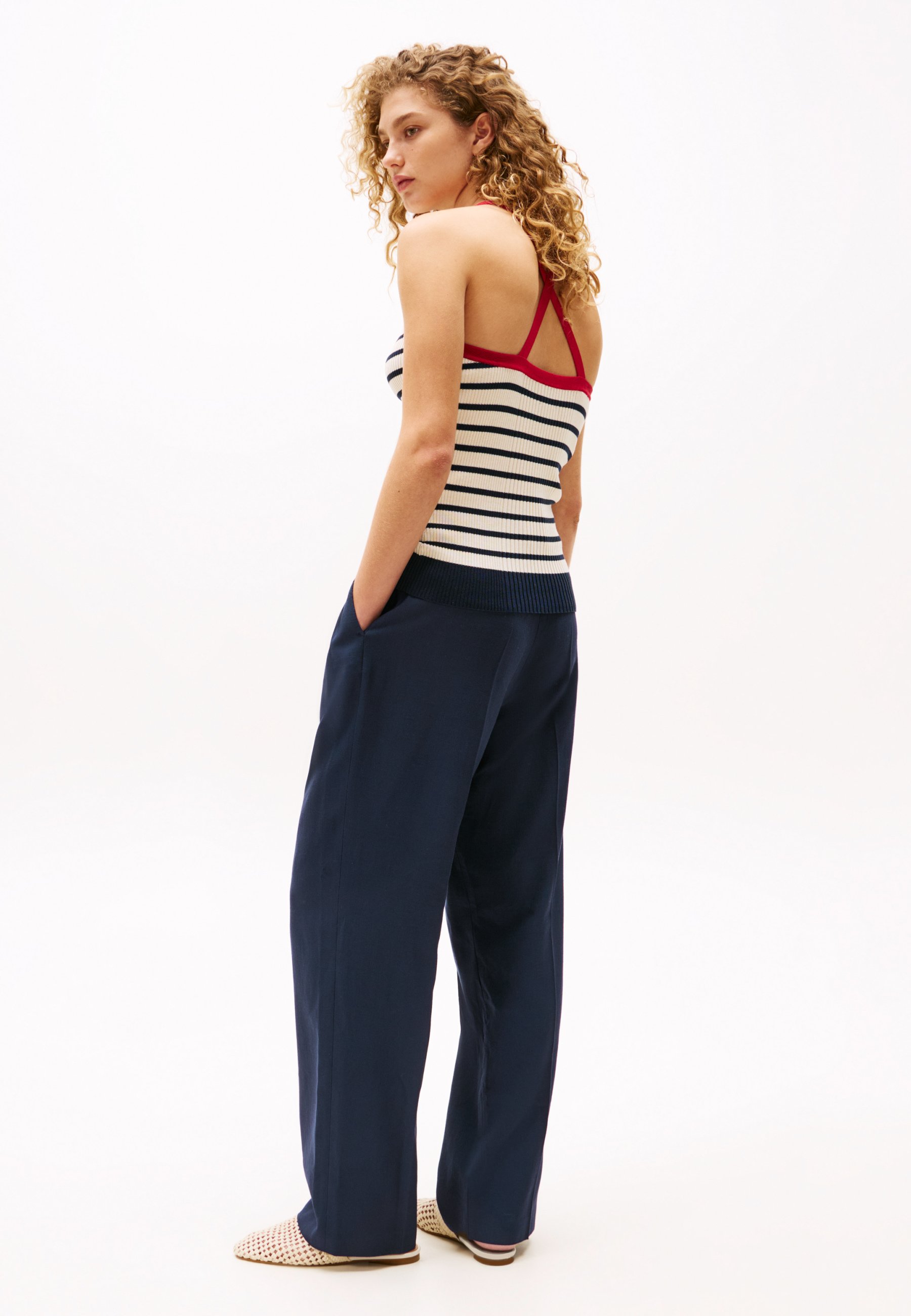 売れ筋商品|||トミー ヒルフィガー Tシャツ レディース トップス TH X SOFIA RICHIE GRAINGE TANK SWEATER TOP - Top - dark night navy Tommy Hilfiger TH X SOFIA RICHIE GRAINGE TANK SWEATER TOP