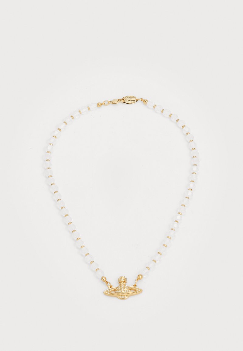 Vivienne Westwood - MESSALINE CHOKER - Halskette - gold-coloured/white, Vergrößern