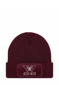 Unselected, bordeauxrot