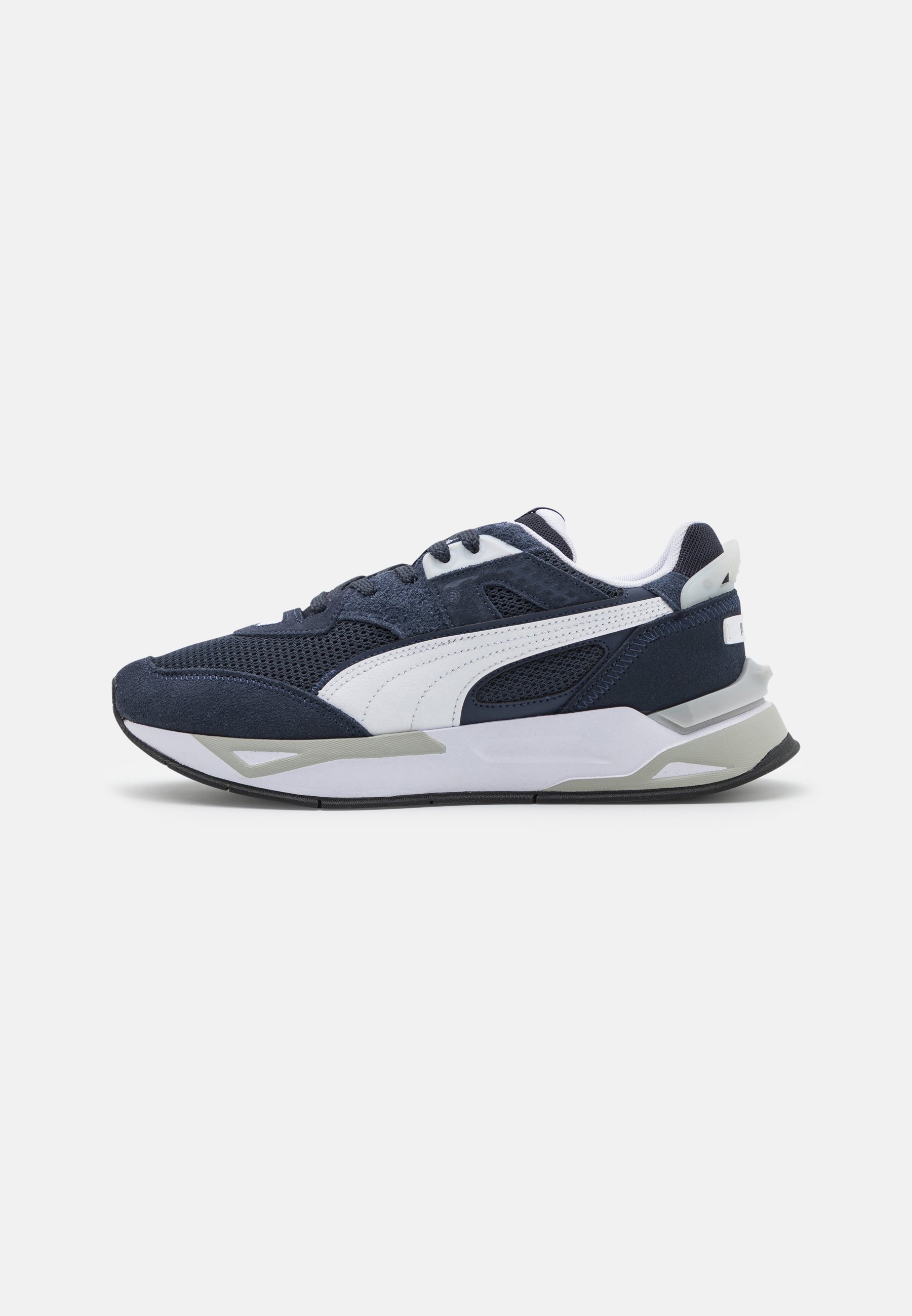 navy and pink trainers