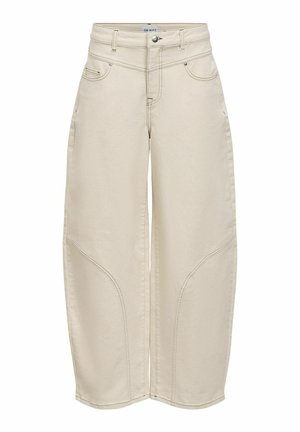 Object, JEANS NAHTDETAIL BARREL - Jean baggy - beige denim