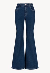 ATLANTA - Flared Jeans - dark blue denim