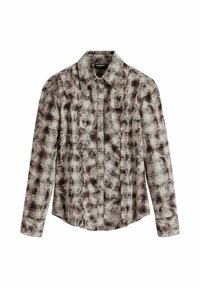 Desigual CHECK TEXTURE - Hemdbluse - brown