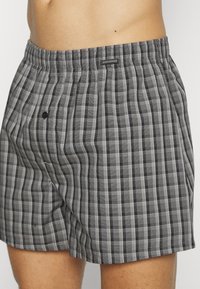 Schiesser 2 PACK - Široké boxerky - grau/schwarz