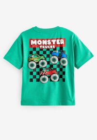 Next BACK SHORT SLEEVE - Triko s potiskem - green
