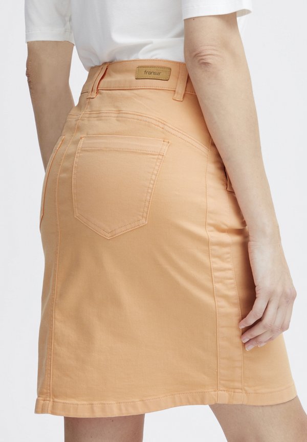 FRLOMAX - A-line skirt - apricot wash4