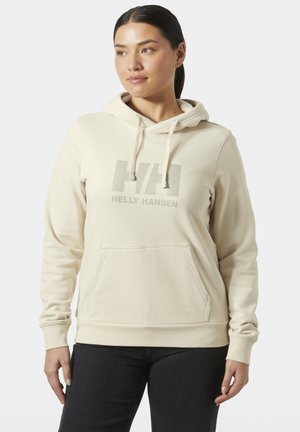 LOGO - Jersey con capucha - cream