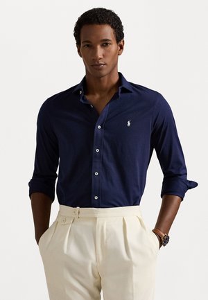 JERSEY SPREAD-COLLAR SHIRT - Πουκάμισο - cruise navy