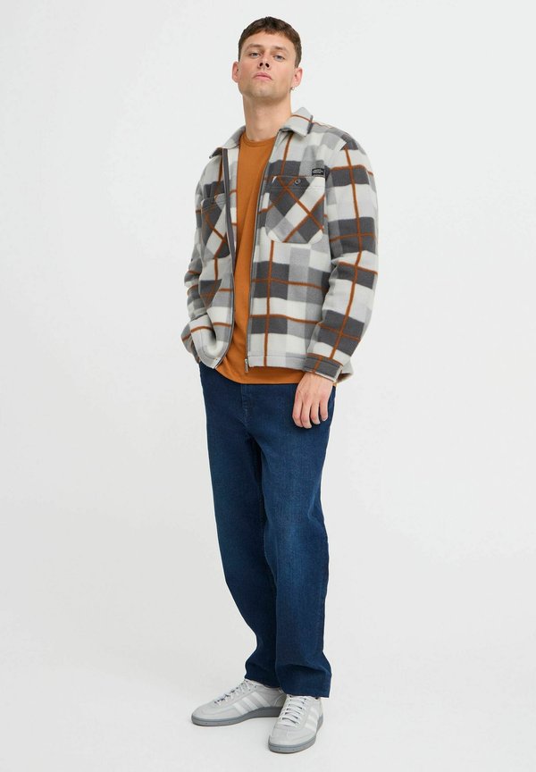 Fleece jacket - charcoal mix3