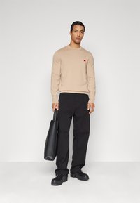 HUGO SAN CASSIUS - Pullover - medium beige