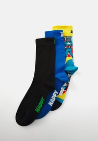 SOLID CAP SOCKS UNISEX 3 PACK - Ponožky - multi