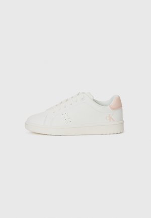 BACK UNISEX - Matalavartiset tennarit - white/pink