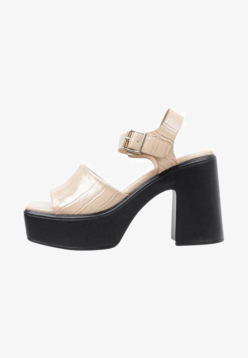 LIMMA VARNISHED - High heeled sandals - beige