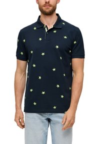 s.Oliver PRINT IM -STIL - Poloshirt - navy