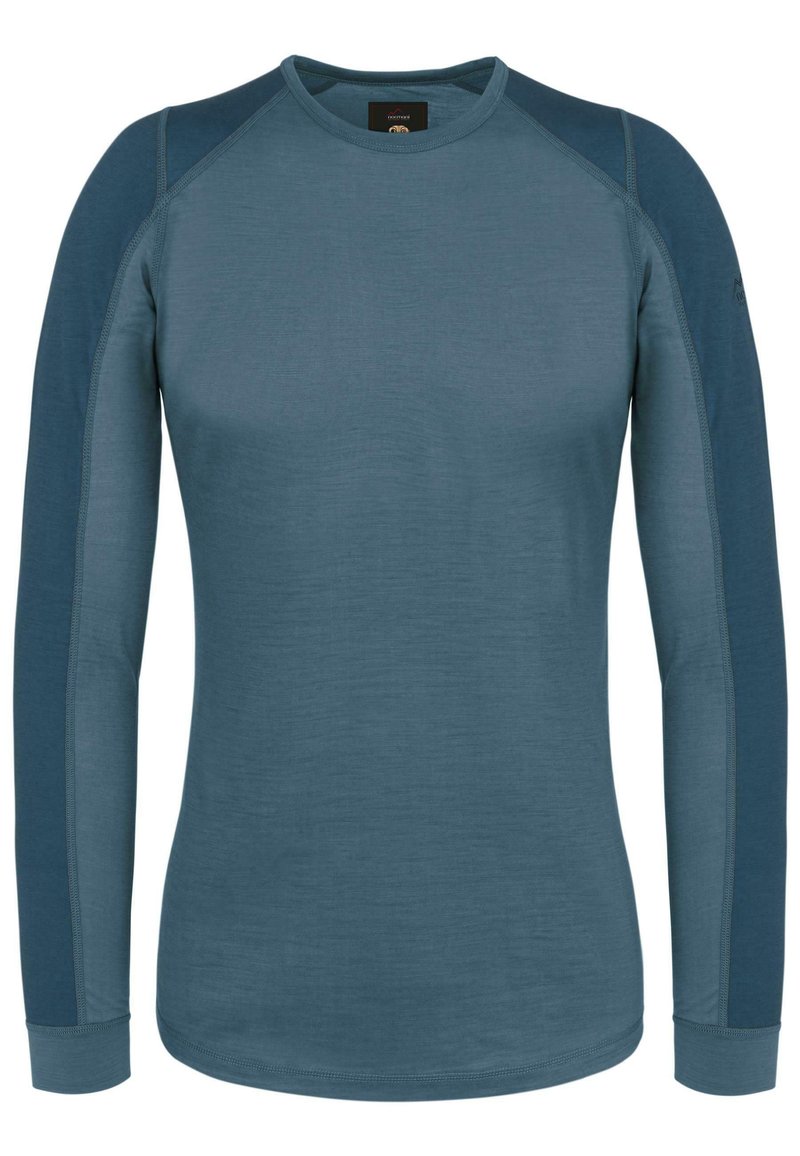normani Outdoor Sports RWS MERINO SOMMER OUTDOOR LANGARM GOULBURN - Langarmshirt - blau