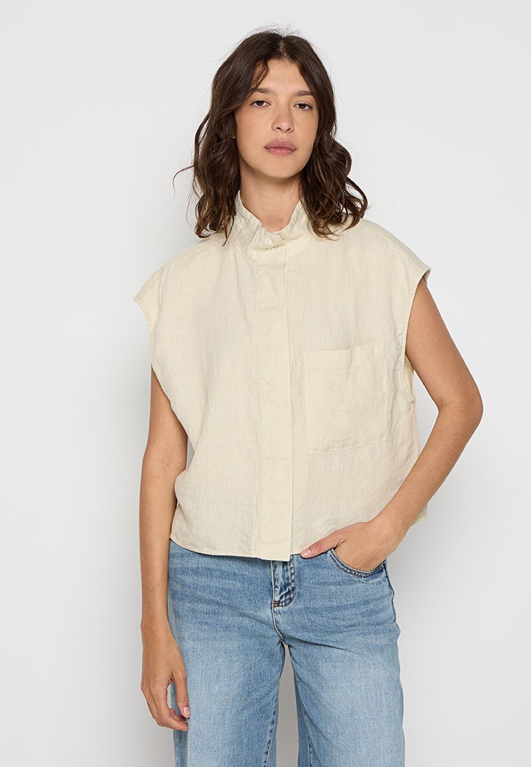 Marc O’Polo Blouse zandkleur Marc O’Polo Blouse zandkleur