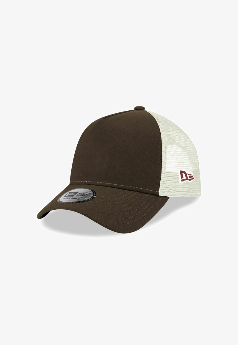 New Era AFRAME TRUCKER RETRO PATCH - Cap - brown